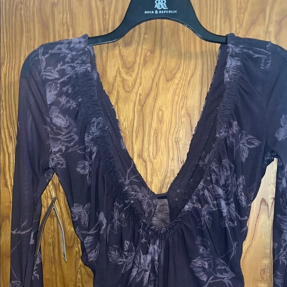 Urban Outfitters Black Floral Bodysuit - Picture 8 of 12